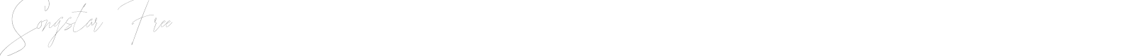 Songstar font preview